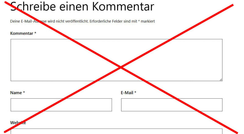 WordPress Kommentare abschalten oder nicht