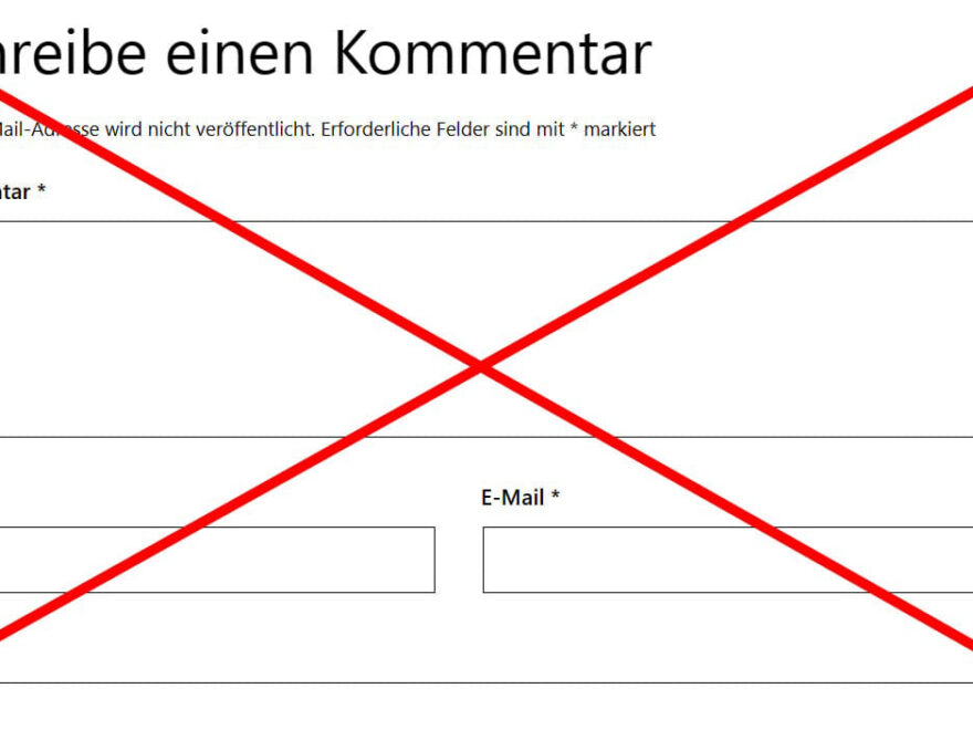 WordPress Kommentare abschalten oder nicht