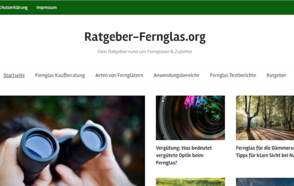 WordPress Theme auf Ratgeber-Fernglas.org