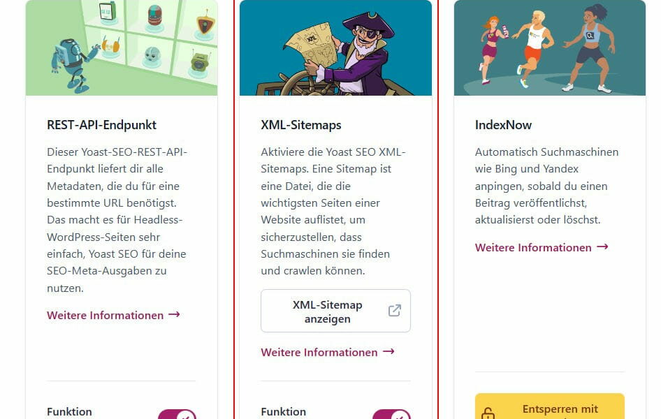 WordPress Sitemap erstellen mit Yoast SEO-Plugin