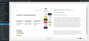 WordPress-Theme löschen