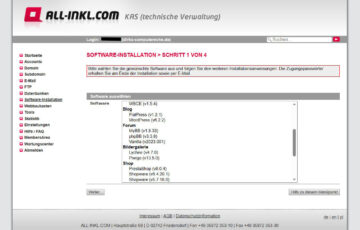 WordPress installieren: der automatische Weg