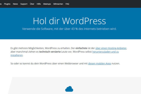 WordPress installieren Download