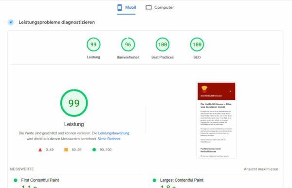 Pagespeed optimiert mit Autoptimize