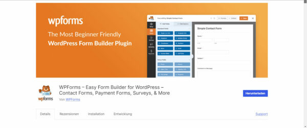 WPForms – Easy Form Builder for WordPress WPForms – Easy Form Builder for WordPress