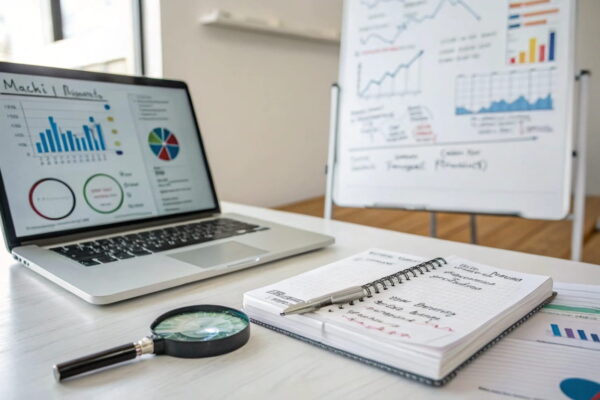 Warum Nischen-Validation entscheidend ist – Marktanalyse & Erfolg Grafische Darstellung der Bedeutung von Nischen-Validation mit Marktanalysen und Keyword-Recherche.