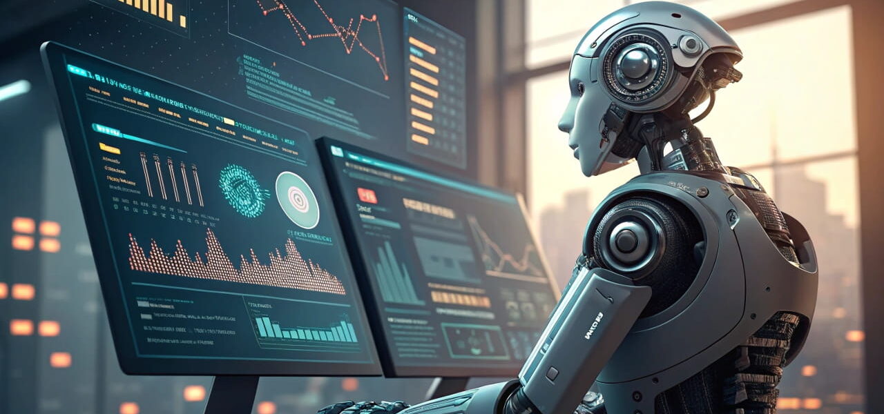 Künstliche Intelligenz für SEO – Roboter analysiert Website-Daten