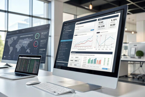 Visualisierung von Programmatic SEO: Automatisierte Content-Generierung und Datenanalyse für skalierbare SEO-Strategien.