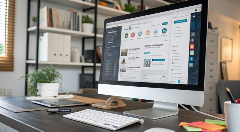 WordPress Multisite für Nischenprojekte – zentrales Dashboard mit mehreren verbundenen Webseiten