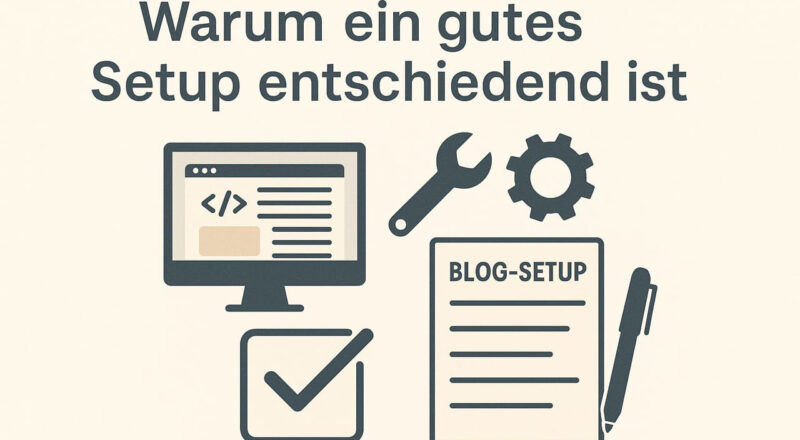 Warum ein gutes Blog-Setup entscheidend ist – Grundlagen für ein stabiles System