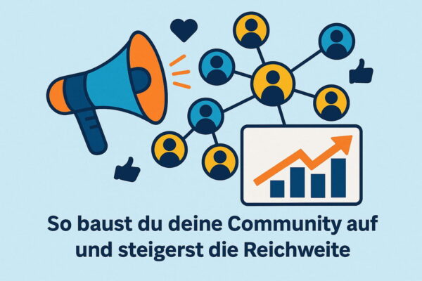 So baust du deine Community auf und steigerst die Reichweite Community-Aufbau und Reichweitensteigerung mit Netzwerk und Diagramm