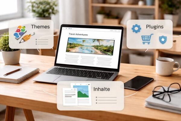 WordPress Bausteine Themes, Plugins und Inhalte
