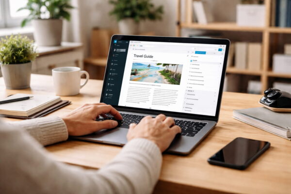 WordPress CMS zur Erstellung und Verwaltung einer Website