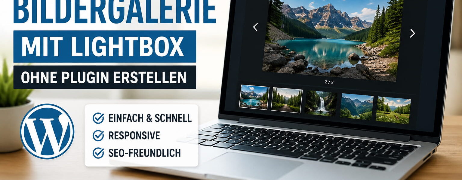 WordPress Bildergalerie mit Lightbox ohne Plugin erstellen