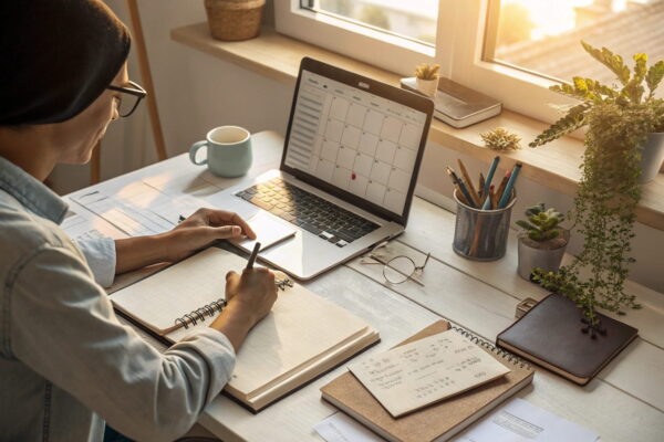 Zeitmanagement für Solo-Selbstständige – Planung am Arbeitsplatz Zeitmanagement für Solo-Selbstständige mit klarer Planung am Arbeitsplatz