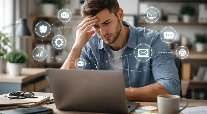 Zu viele Plugins verlangsamen einen WordPress-Blog