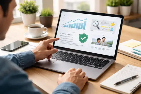 Analyse von SEO, Branding und Vertrauensfaktoren bei verschiedenen Blogmodellen