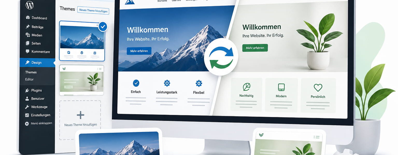 WordPress Theme installieren und wechseln