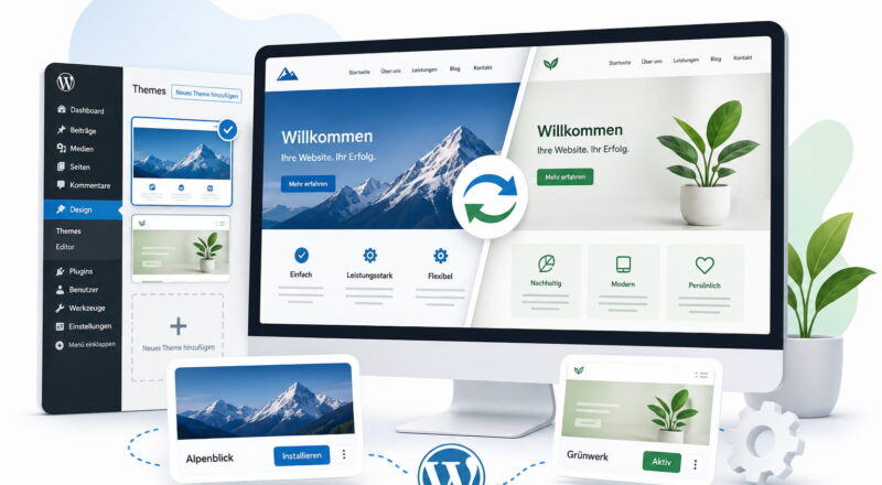 WordPress Theme installieren und wechseln