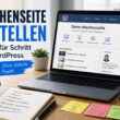 Nischenseite erstellen mit WordPress – Planung und Aufbau am Laptop