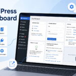WordPress Dashboard mit wichtigen Bereichen und Einstellungen im Überblick