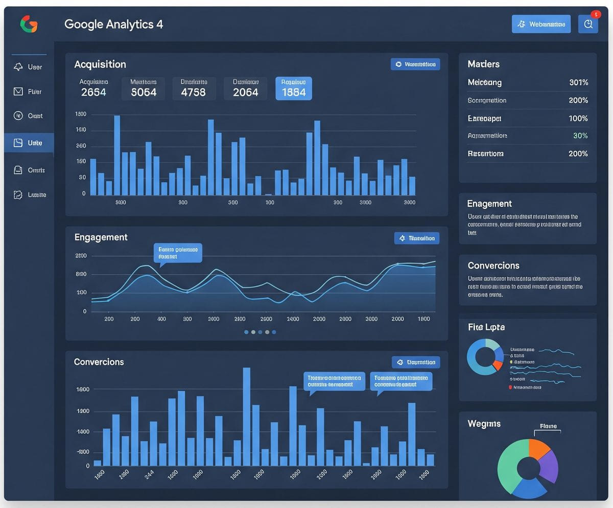 Google Analytics 4 Dashboard: Analyse von Nutzerverhalten und Traffic